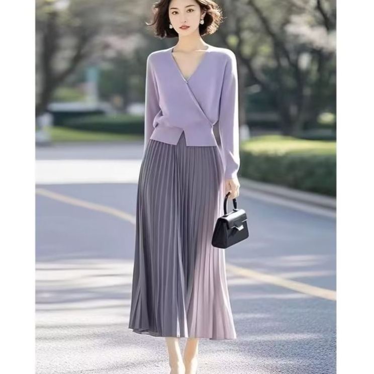 【單件/套裝】轻奢高级氣質感女人味上衣+半身裙两件套裝