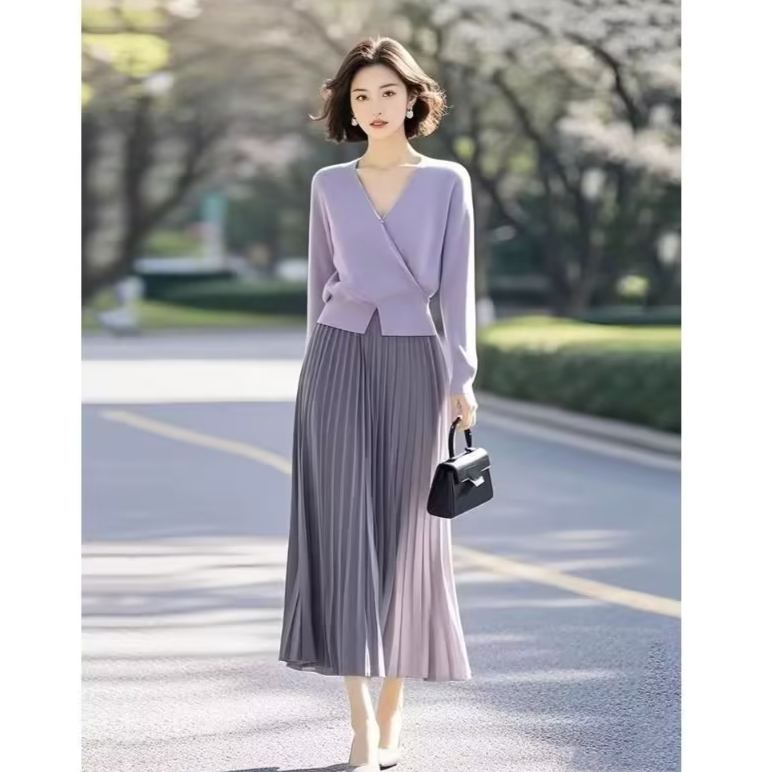 【單件/套裝】轻奢高级氣質感女人味上衣+半身裙两件套裝