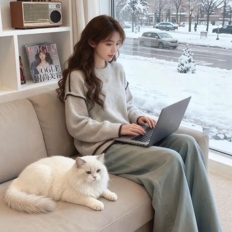 不規則法式撞色遮肚顯瘦溫柔氣質打底衫