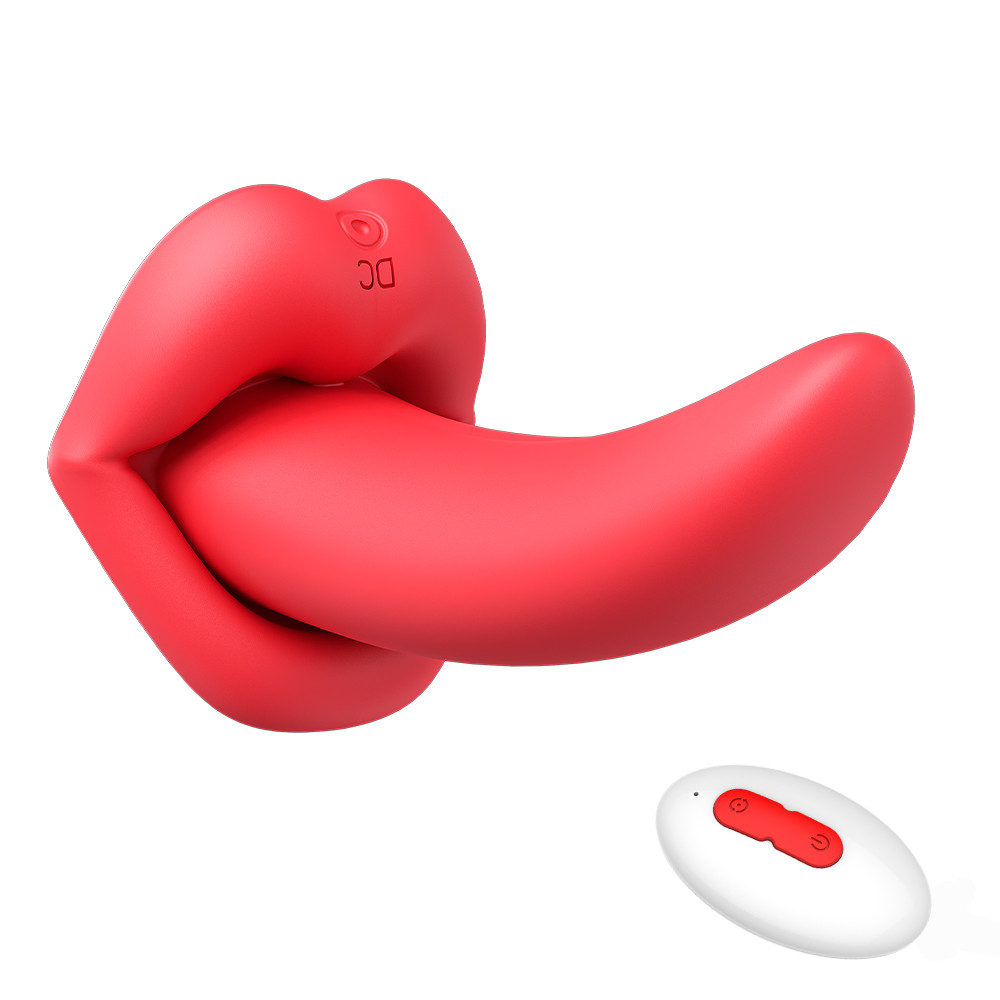 Tongue Licking Vibrator Clitoral Stimulator With Remote Control