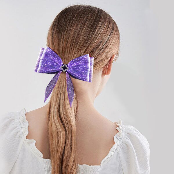 Handmade Light-Up Bowknot Hairpin for the Fashion-Forward Lady