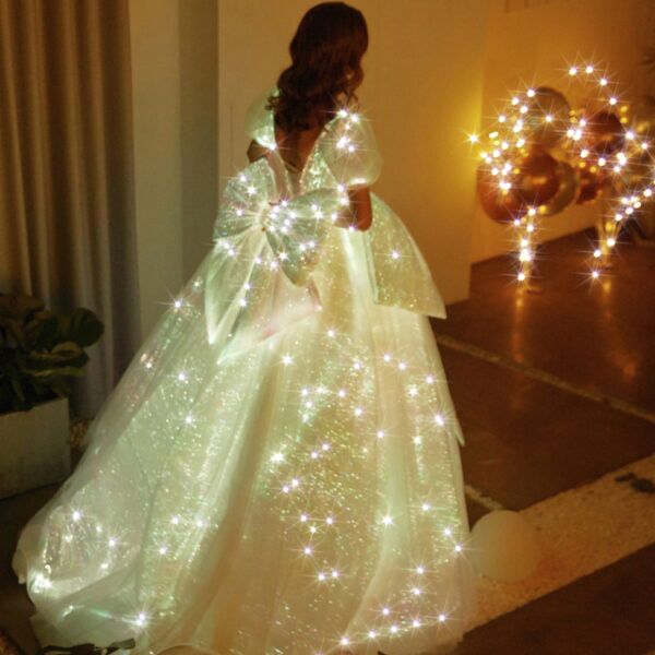 Fiber Opitc Wedding Dress