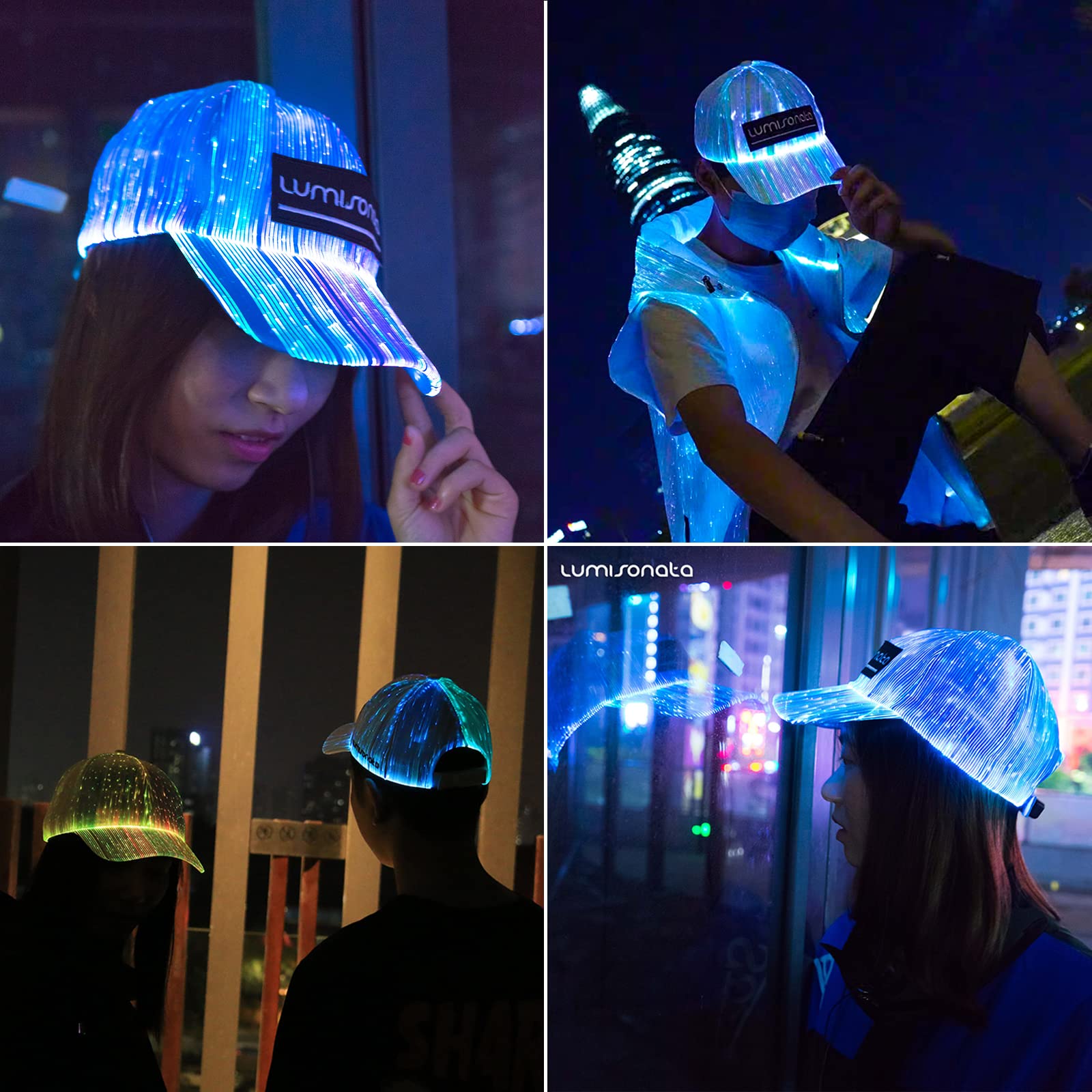 Light Up Your Style with Fiber Optic Cap