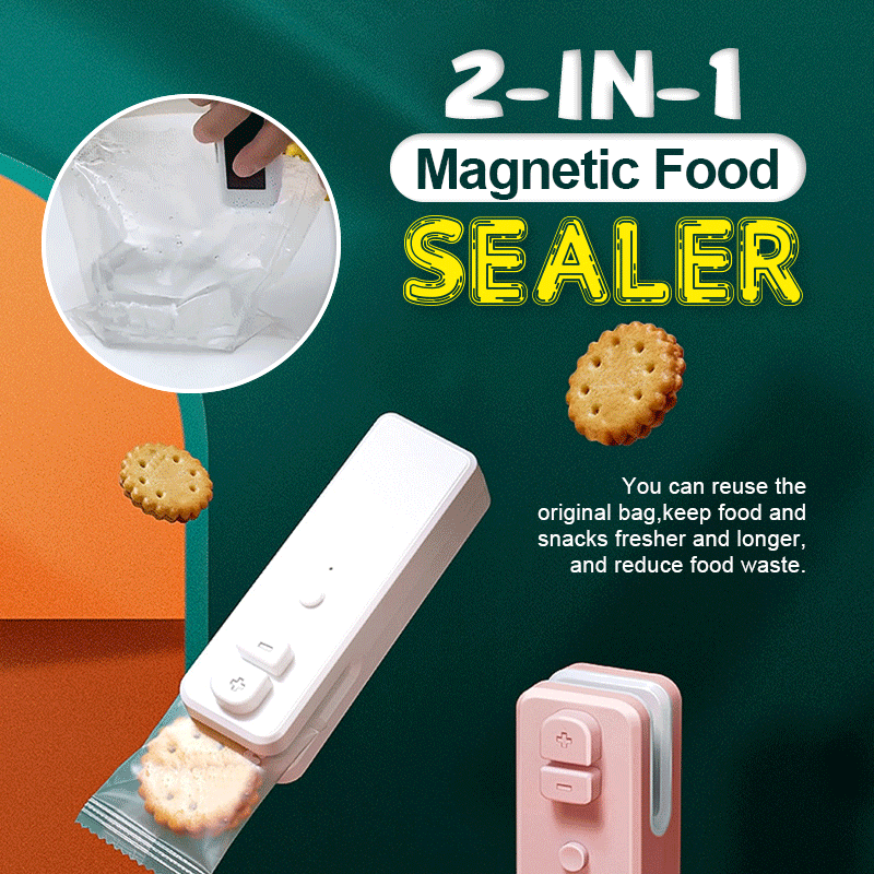 2-in-1 Magnetic Food Sealer-WowWoot