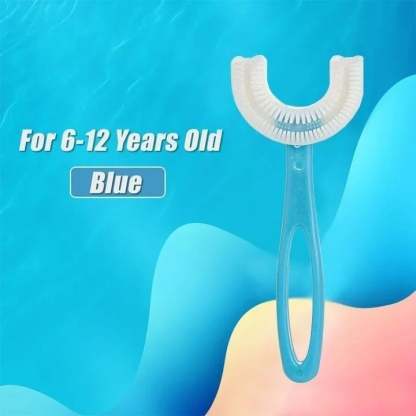 🌈2022 Hot Sale - Special Offer Now) All Rounded Children U-Shape Toothbrush