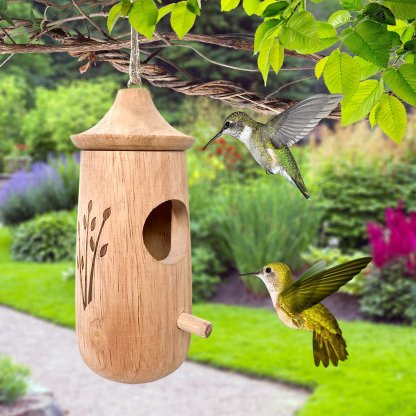 Last Day Sale 70% OFF💕Wooden Hummingbird House-Gift for Nature Lovers