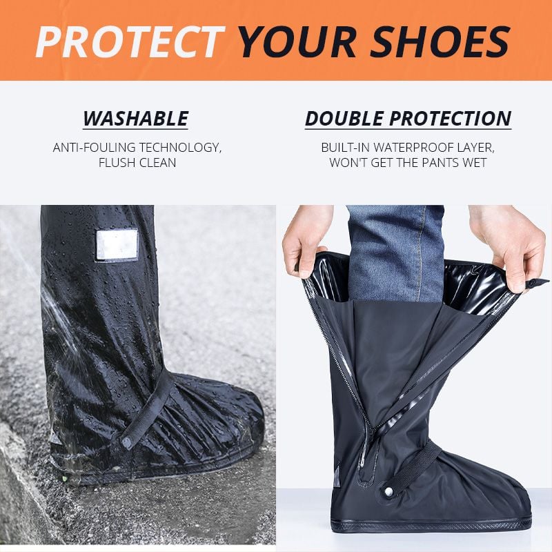 Unisex rainproof shoe covers