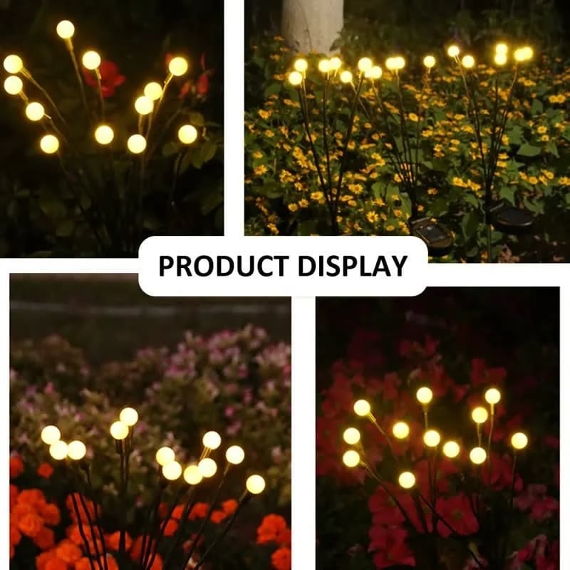 🔥LAST DAY 49% OFF🔥 IP65 Waterproof Solar Powered Firefly Garden Light
