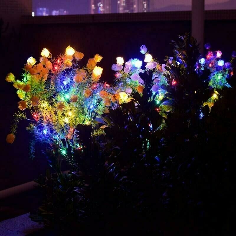Solar Campanula Flowers Lights-WowWoot