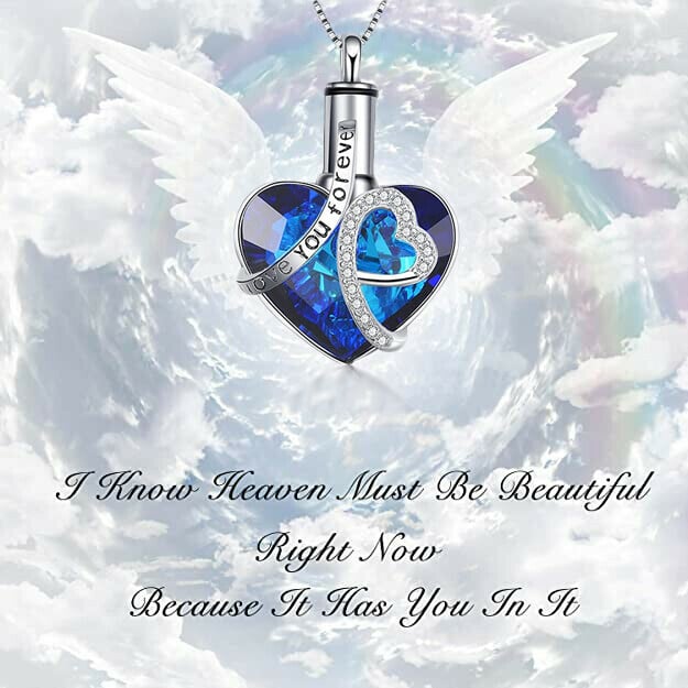 Always In My Heart Cremation Necklace
