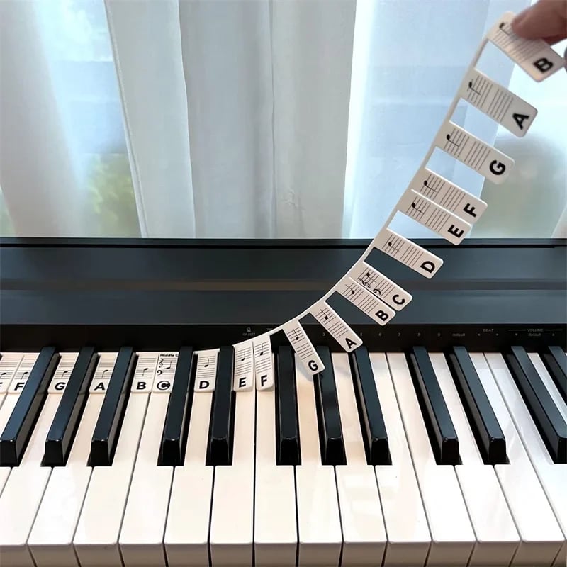 🎁  49% OFF🔥🔥--🎄Removable Piano Keyboard Note Labels-WowWoot