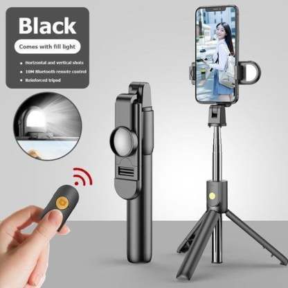 Wireless bluetooth selfie stick