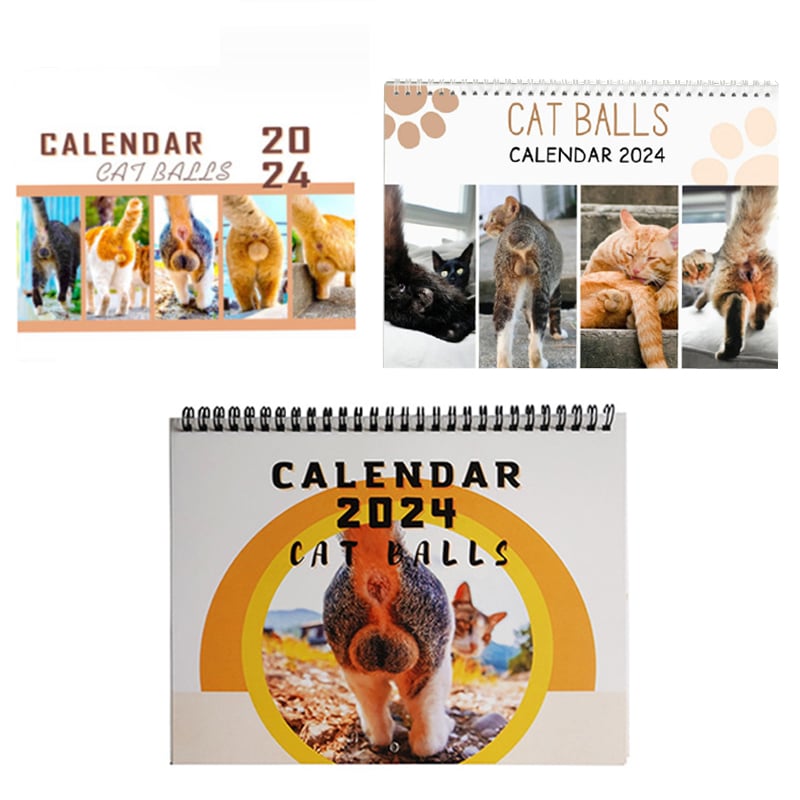 🔥Christmas Sale 49% OFF - Oncandforal® 2024 Cat Balls Calendar