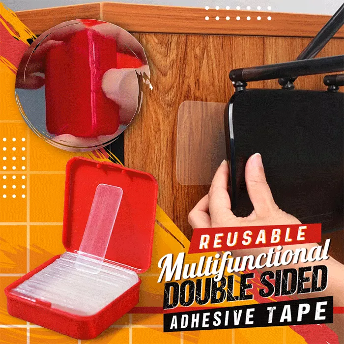 🔥(Hot Sale - 49% OFF) Reusable Multifunctional Double Sided Adhesive Tape(60 PCS)-Buy 3 Get 2 Free