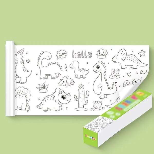 (🔥  Promotion 48% OFF)🔥🔥 Children's Drawing Roll - BUY 3 GET 10%OFF & FREE SHIPPING NOW!