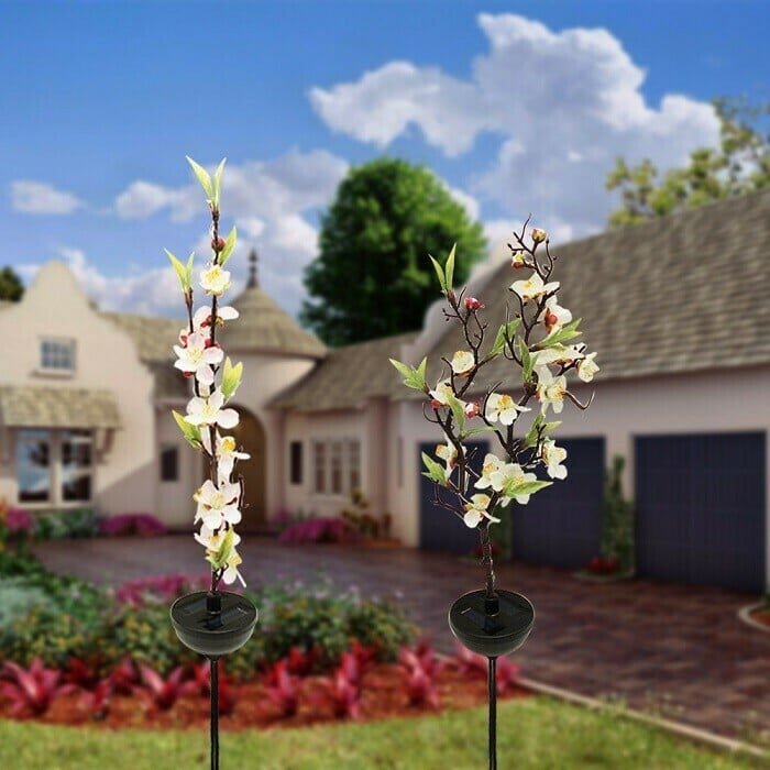 ✨Artificial Solar Cherry Tree Branch Lamps
