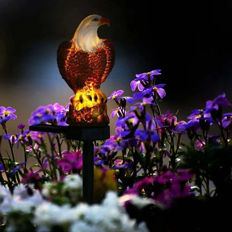 Solar Owl Garden Decorative Landscape Light