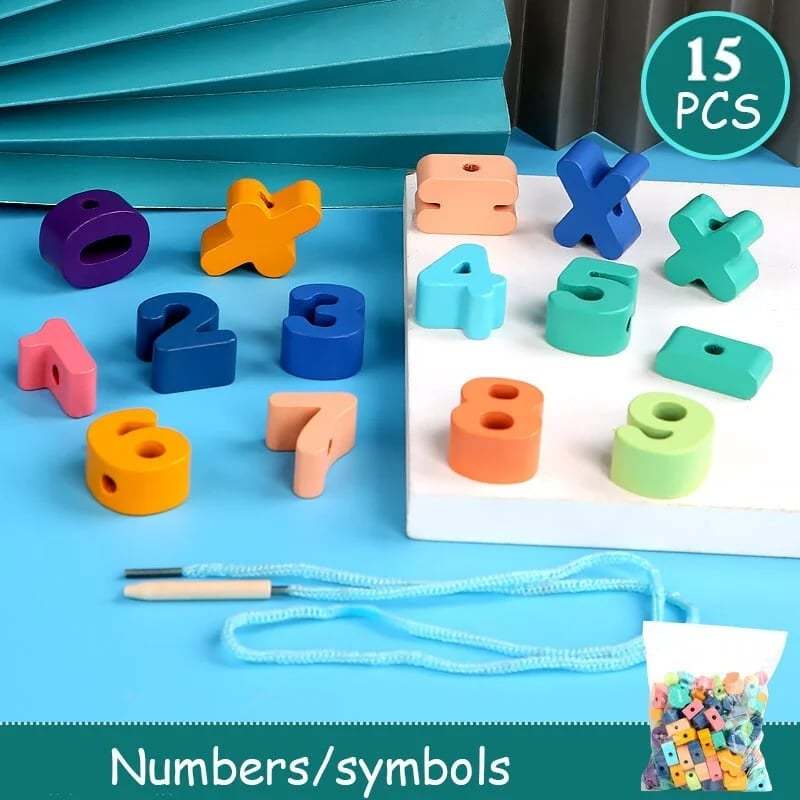 🎄 Promotion 49% OFF🎉 - Educational Lacing Beads