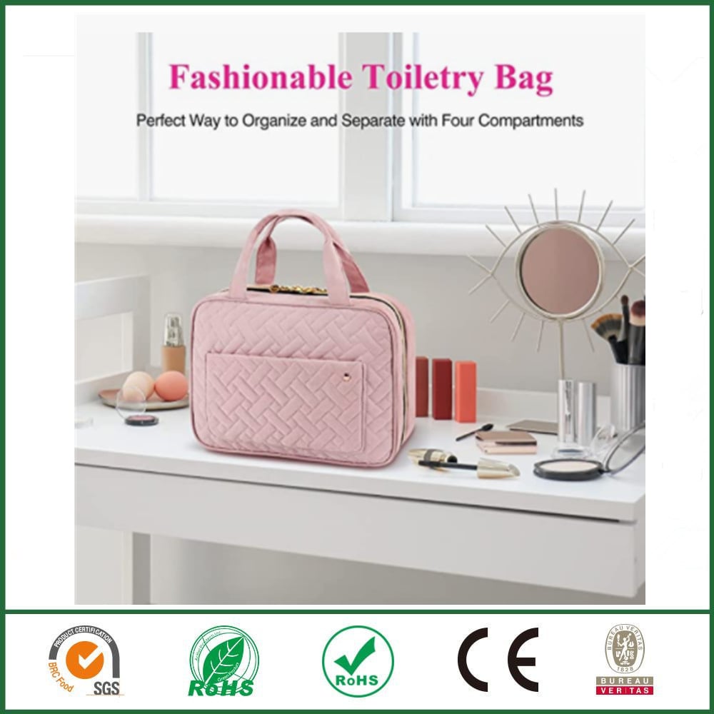 👍Perfect For Traveling🔥 - Toiletry Bag For Women With Hanging Hook