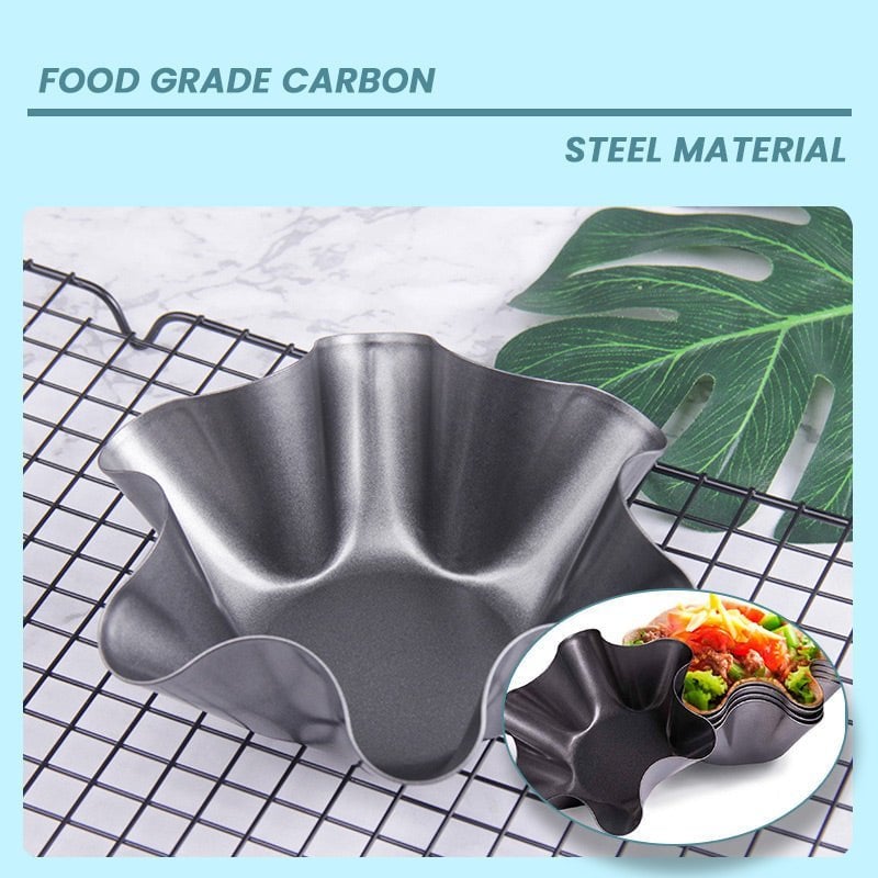 Petal Shape Carbon Steel Baking Bowl-WowWoot