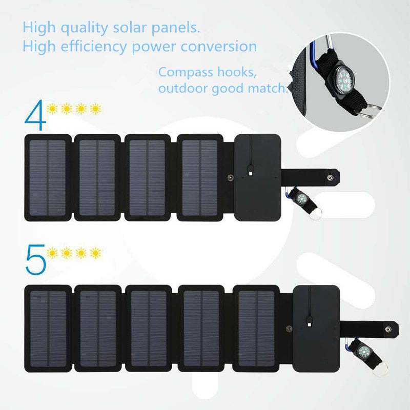 Folding Solar Charger-WowWoot