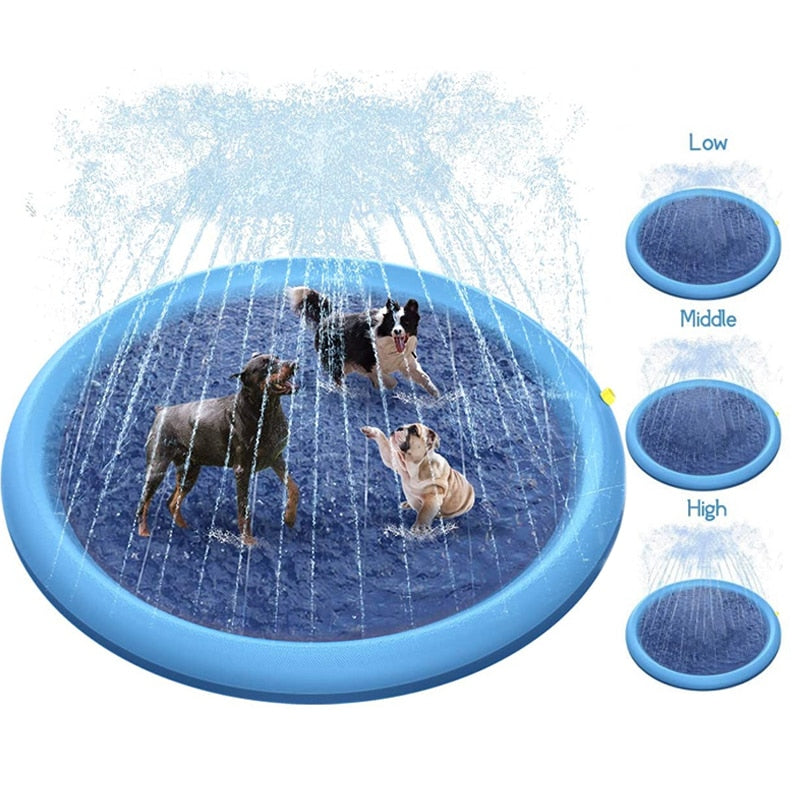 Splash Pad Sprinkler for Dogs and Kids