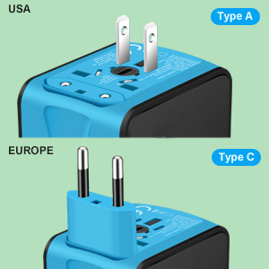 USA european plug adapter