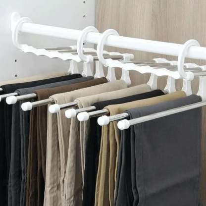 (🔥Hot Sale NOW- SAVE 48% OFF) Multifunctional Pants Rack(BUY 2 FREE SHIPPING NOW!)