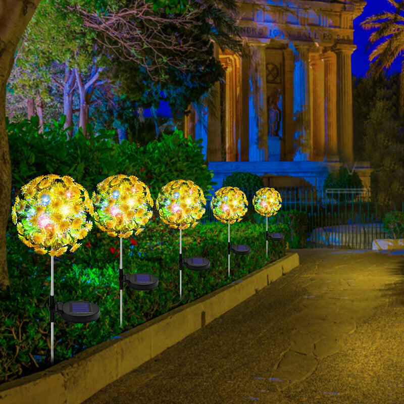 💐 Artificial Daisy Solar Garden Stake Lights (BUY 1 GET 1 FREE)