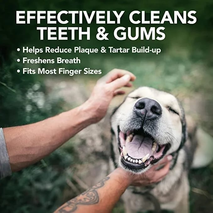 🔥HOT SALE NOW 49% OFF🔥 Vet's Best Dental Care Finger Wipes(50pcs)