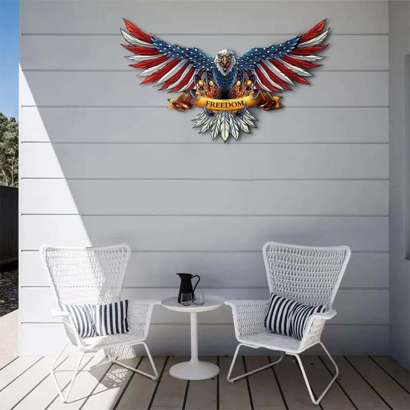 ⏰LAST DAY 49% OFF -🦅Handmade Bald Eagle with Flag Wings