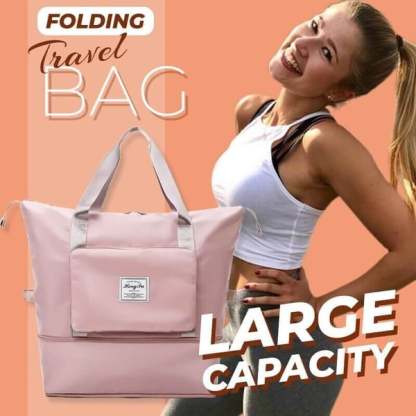 Foldable large capacity handbag