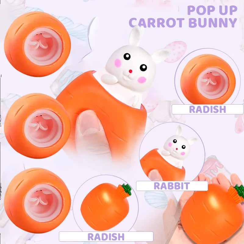 🔥2023 EASTER DAY PRE SALE - POP UP Carrot Bunny (make life more joy)-WowWoot