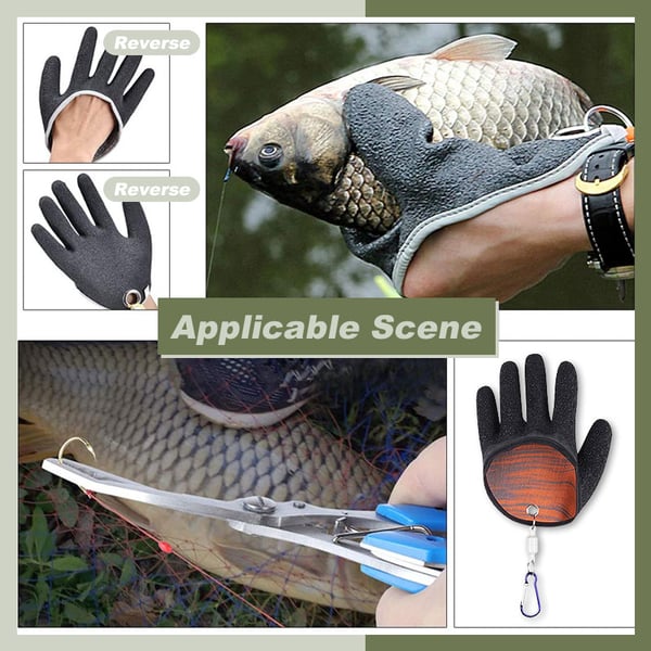 Anti-slip and anti-thorn fish catching latex gloves(😍Buy 2 GET 5% OFF🔥Buy 3 GET 10% OFF🔥)