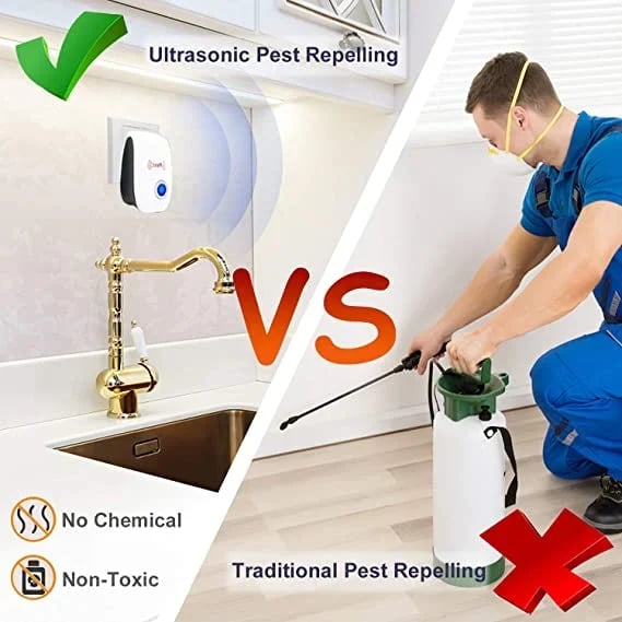🍀Last Day 49% OFF🔥2023 Upgrated Pest Control Ultrasonic Repellent