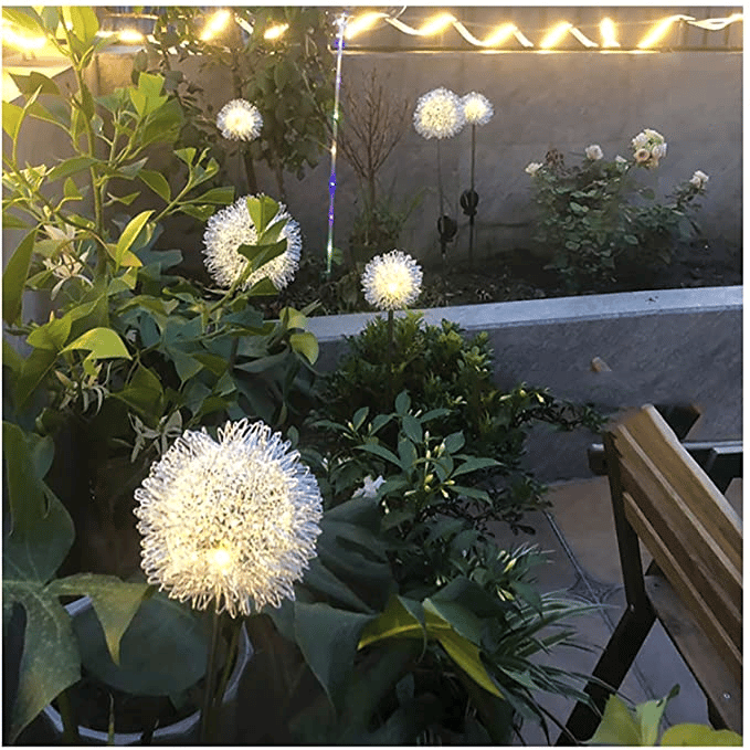 Outdoor Solar Garden Dandelion Lamp