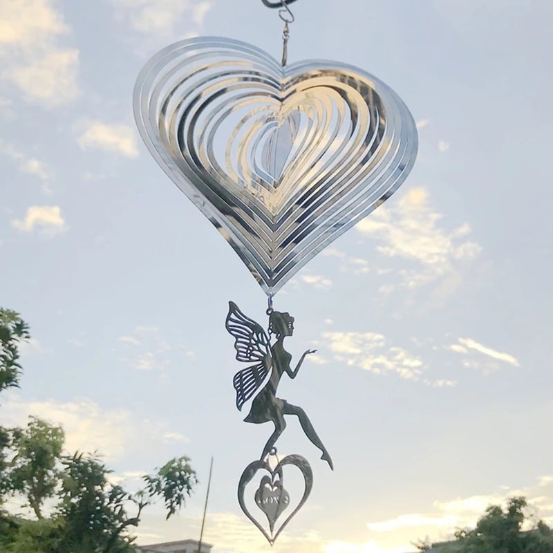 LAST DAY PROMOTION 49% OFF - ❤️ Mesmerizing Heart Wind Spinner