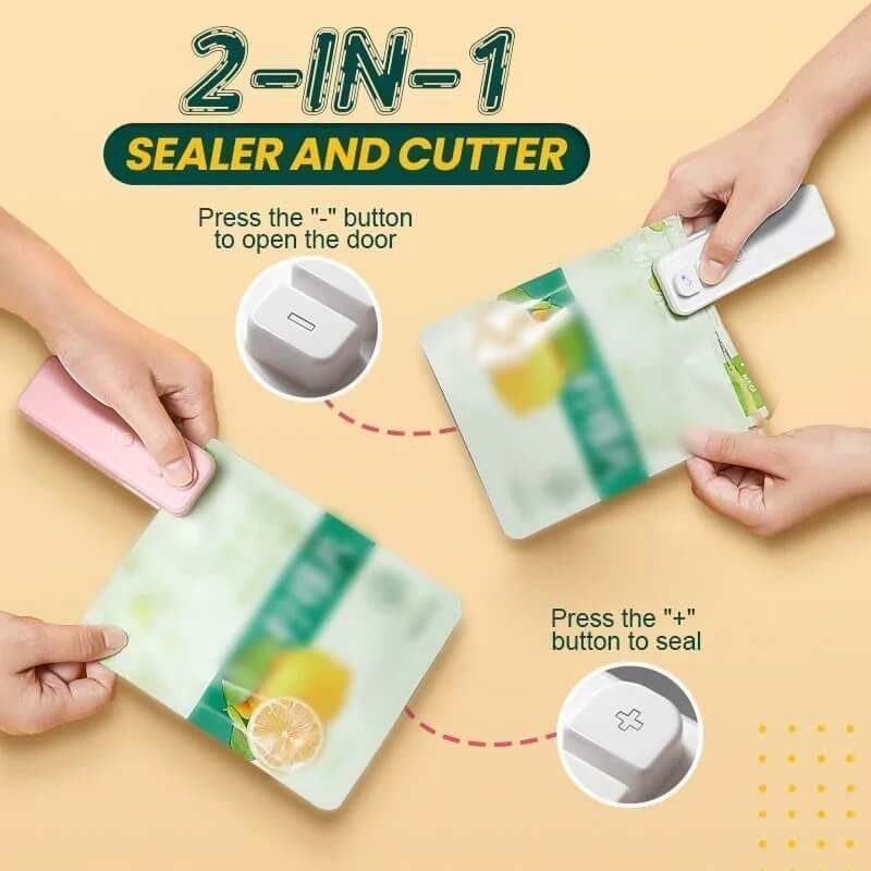 2-in-1 Magnetic Food Sealer-WowWoot