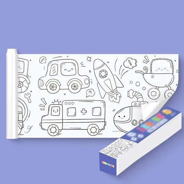 (🔥 Promotion 48% OFF)🔥🔥 Children's Drawing Roll - BUY 3 GET 10%OFF 