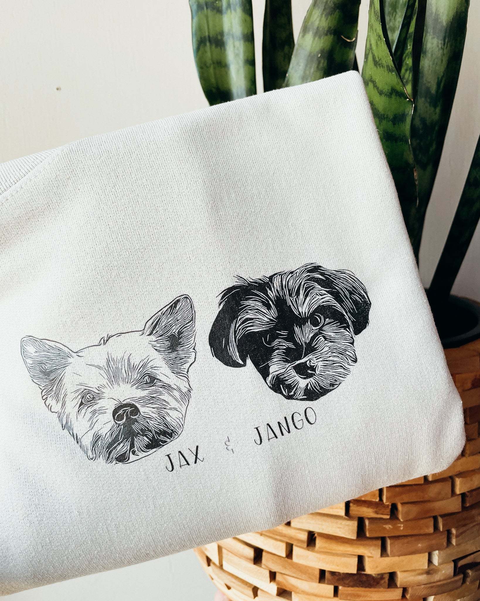 Custom Pet Hoodie Crewneck T-shirt