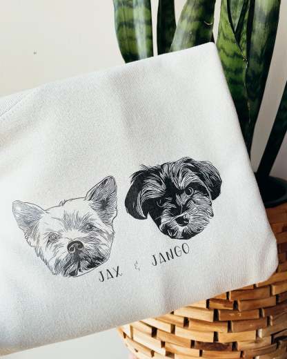 Custom Pet Hoodie Crewneck T-shirt