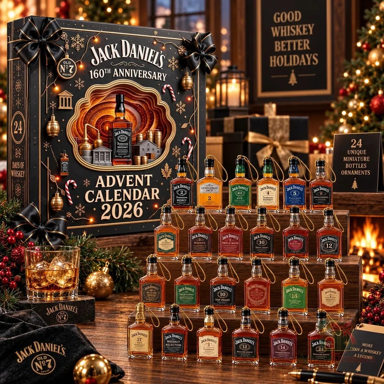 Jack Daniel’s 160th Anniversary 2026 Holiday Advent Calendar