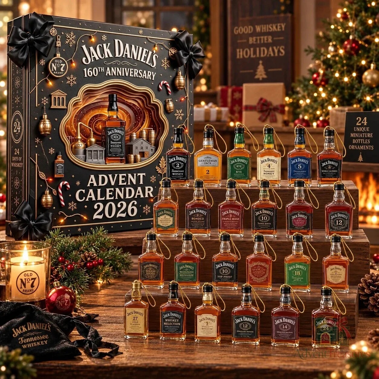 Jack Daniel’s 160th Anniversary 2026 Holiday Advent Calendar