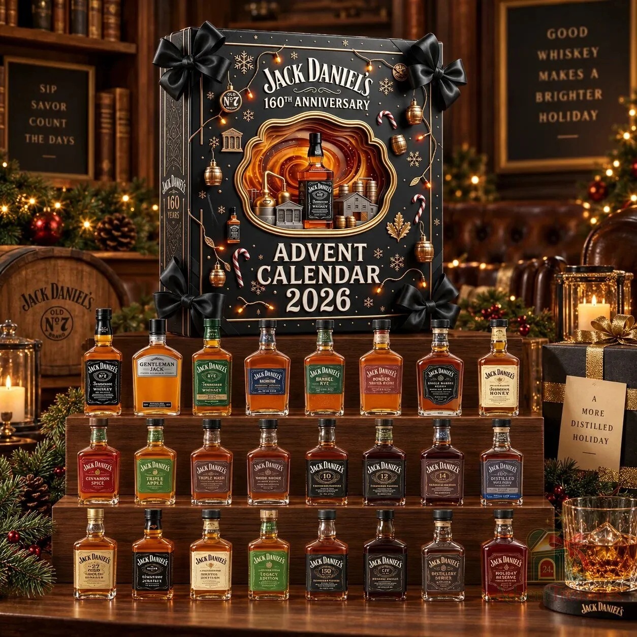 Jack Daniel’s 160th Anniversary 2026 Holiday Advent Calendar