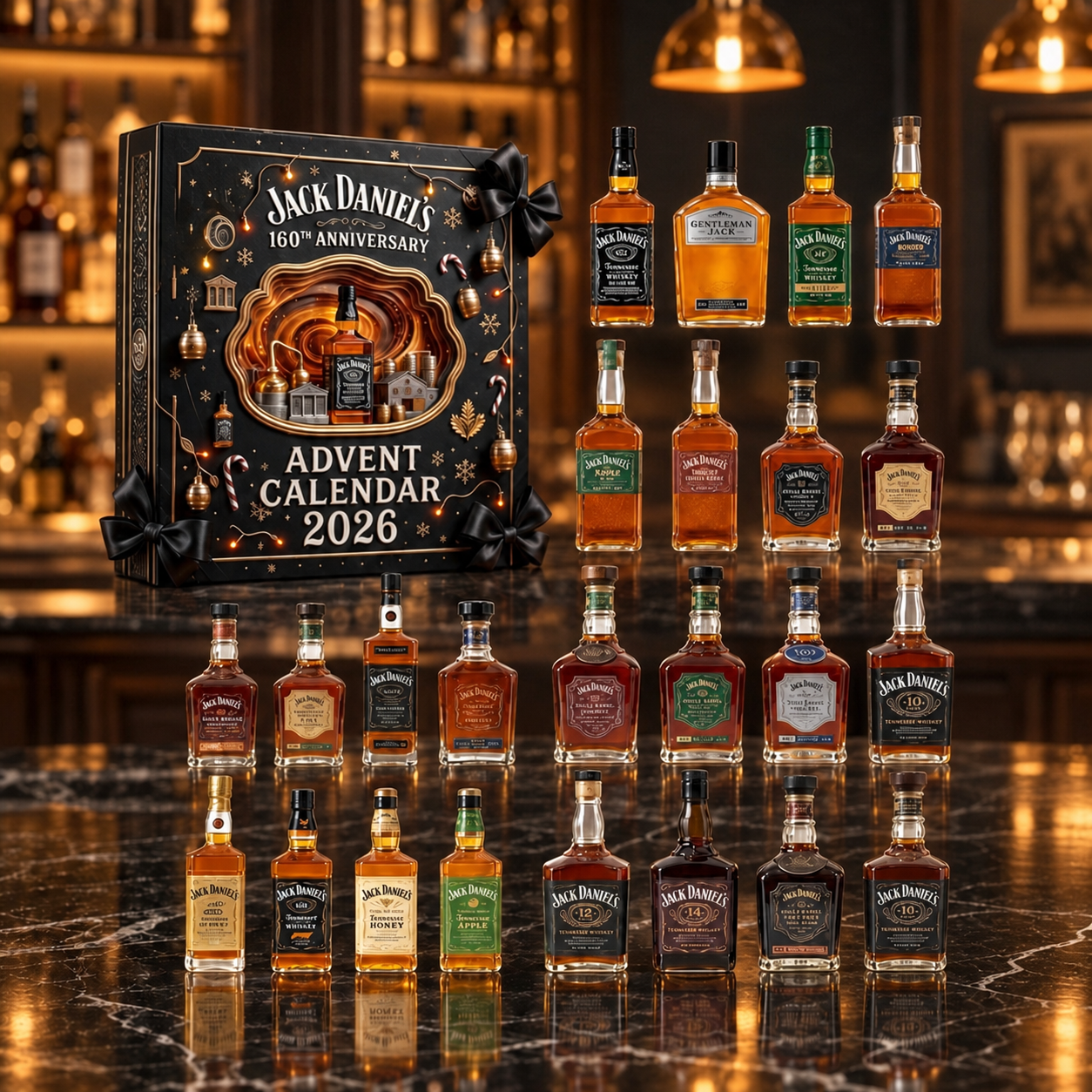 Jack Daniel’s 160th Anniversary 2026 Holiday Advent Calendar