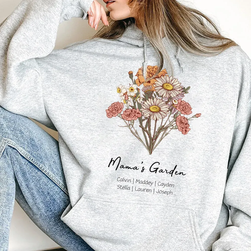 Mom's Garden is Her Children Customized Winter Sweatshirt