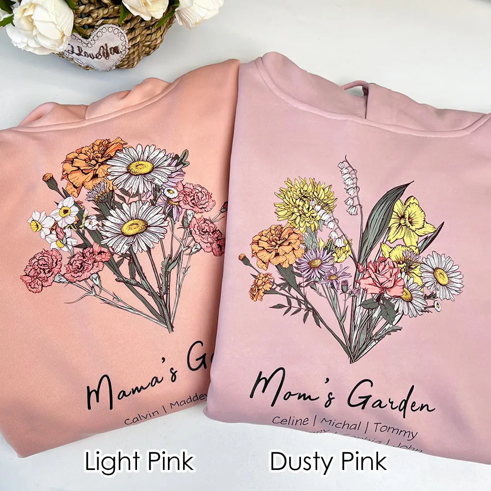 Mom's Garden is Her Children Customized Winter Sweatshirt