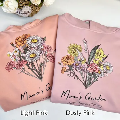 Mom's Garden is Her Children Customized Winter Sweatshirt