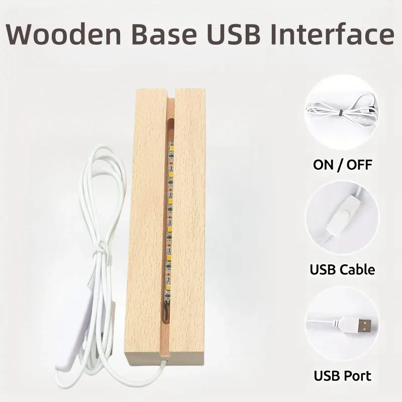 Customized Flower Print Photo LED Night Light, Birthday Flower, Gift For Mom, Gift For Grandma