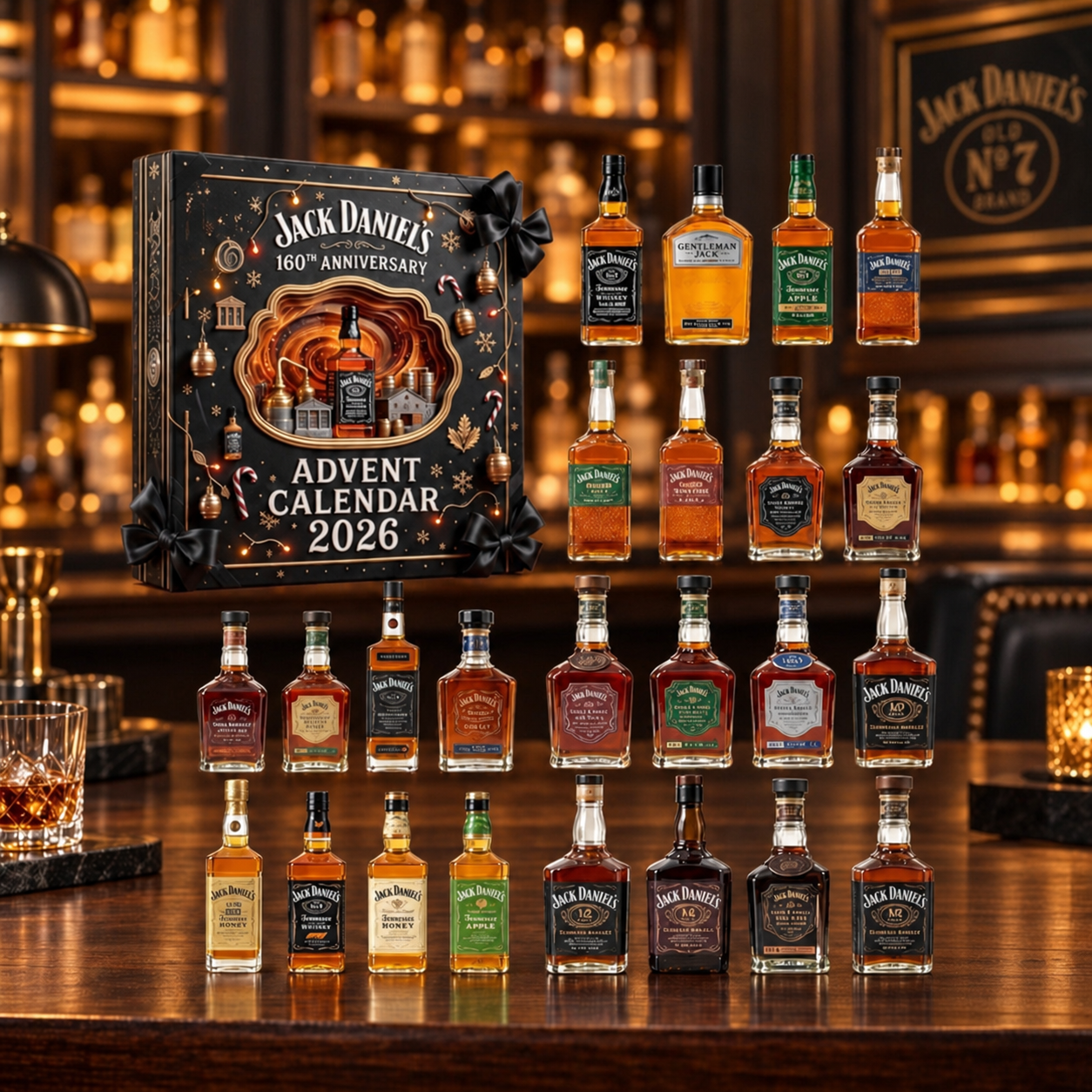 Jack Daniel’s 160th Anniversary 2026 Holiday Advent Calendar